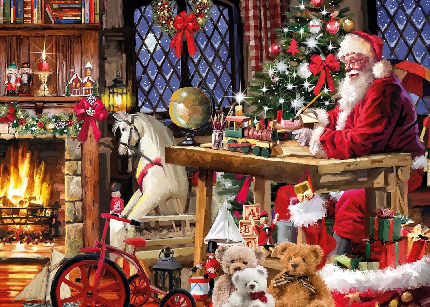Otter House Santa's Workshop Jigsaw Puzzle (1000 Pieces)