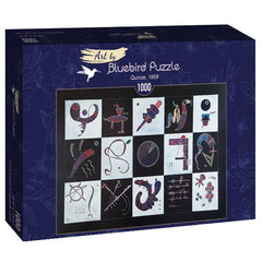 Bluebird Art Kandinsky - Quinze, 1959 Jigsaw Puzzle (1000 Pieces)