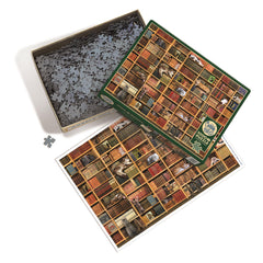 Cobble Hill Cat Library Jigsaw Puzzle (1000 Pieces)