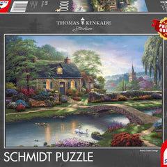 Schmidt Kinkade Stoney Creek Cottage Jigsaw Puzzle (1000 Pieces)