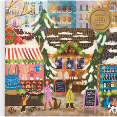 Galison Joy Laforme Merry Market Foil Jigsaw Puzzle (1000 Pieces)
