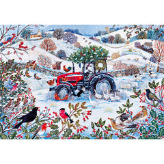 Gibsons Festive Farm Jigsaw Puzzle (250 XL Pieces)