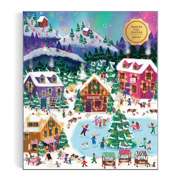 Galison Joy Laforme Northern Lights Foil Jigsaw Puzzle (1000 Pieces)