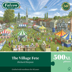 Falcon Deluxe The Village Fete Jigsaw Puzzle (500 XL Extra Large Pieces)