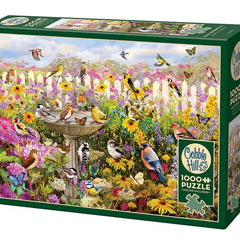 Cobble Hill Backyard Bird Bath Jigsaw Puzzle (1000 Pieces)