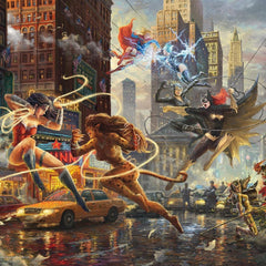 Schmidt Kinkade DC: The Women of DC Jigsaw Puzzle (1000 Pieces) DAMAGED BOX