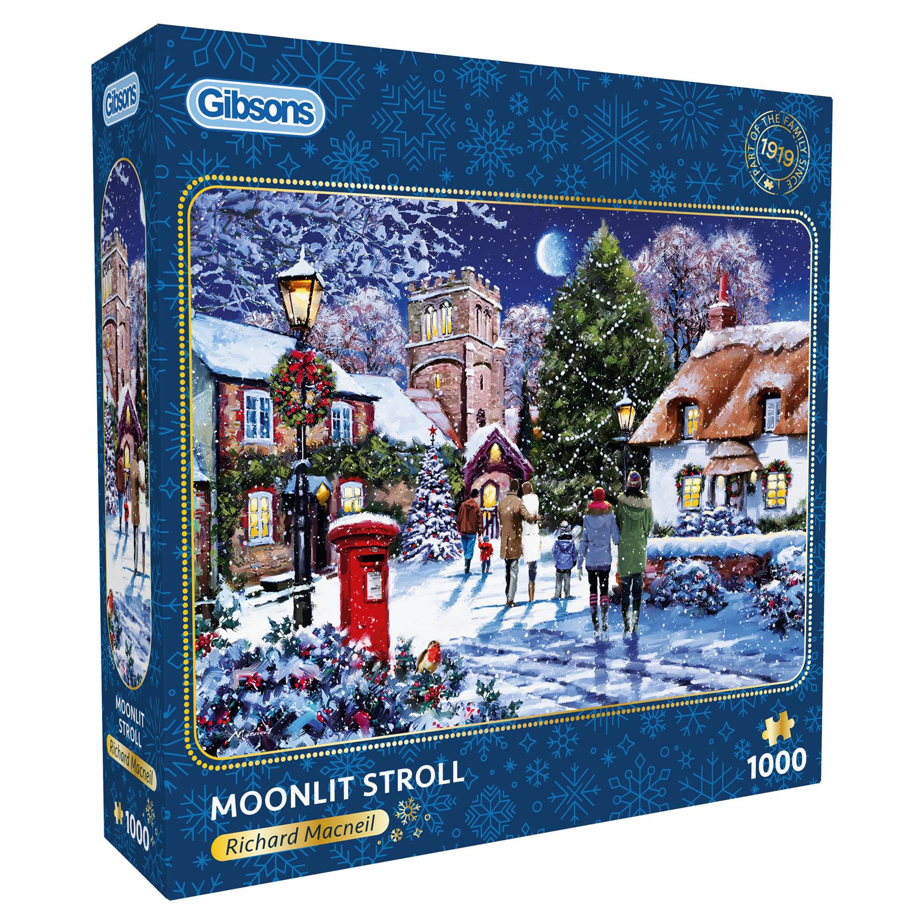 Gibsons Moonlit Stroll Jigsaw Puzzle (1000 Pieces)