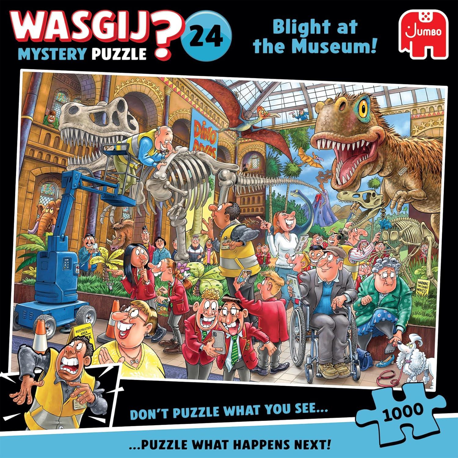 Wasgij Mystery 24 Blight at the Museum! Jigsaw Puzzle (1000 Pieces)