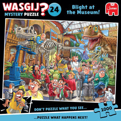 Wasgij Mystery 24 Blight at the Museum! Jigsaw Puzzle (1000 Pieces)