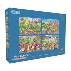 Gibsons Roots and Shoots Jigsaw Puzzle (4 x 500 Pieces) DAMAGED BOX