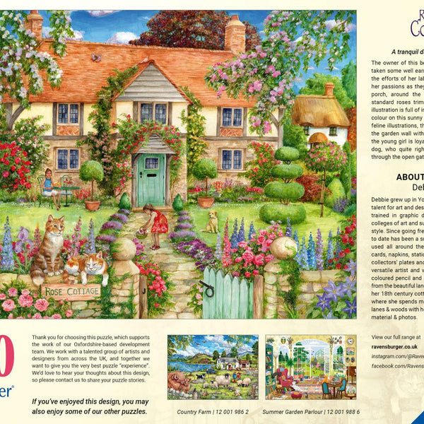 Ravensburger Rose Cottage Jigsaw Puzzle (1000 Pieces)