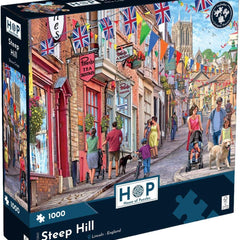 House of Puzzles Steep Hill Jigsaw Puzzle (1000 Pieces)