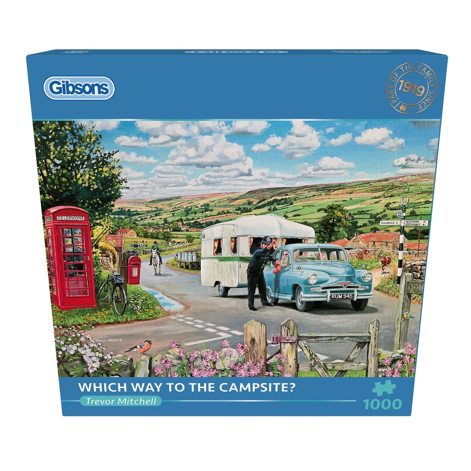 Gibsons Which Way to the Campsite? Jigsaw Puzzle (1000 Pieces) – PDK