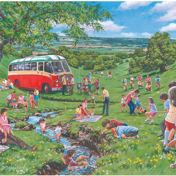 House of Puzzles Sunday Picnic Jigsaw Puzzle (500 Pieces)
