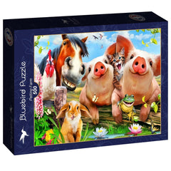 Bluebird Petting Farm Jigsaw Puzzle (500 Pieces)