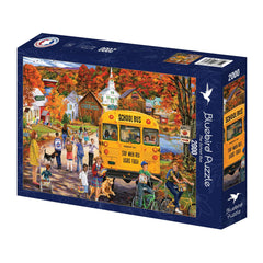 Bluebird The School Bus Jigsaw Puzzle (2000 Pieces)