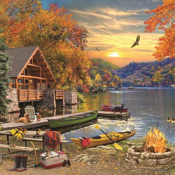 Cobble Hill Lakeside Retreat Jigsaw Puzzle (1000 Pieces)