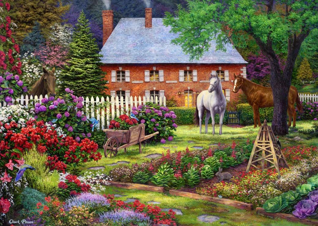 Grafika Chuck Pinson - The Sweet Garden Jigsaw Puzzle (500 Pieces)