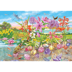 Gibsons Roots and Shoots Jigsaw Puzzle (4 x 500 Pieces) DAMAGED BOX