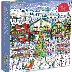 Galison Santa's Village, Michael Storrings Jigsaw Puzzle (1000 Pieces)
