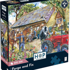 House of Puzzles Forge and Fix BIG Jigsaw Puzzle (500 XL Pieces)