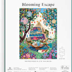 Galison Blooming Escape, Victoria Ball Jigsaw Puzzle (1000 Pieces)