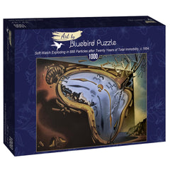 Bluebird Art Dali - Soft Watch Exploding in 888 Particles after Twenty Years of Total Immobility Jigsaw Puzzle (1000 Pieces)