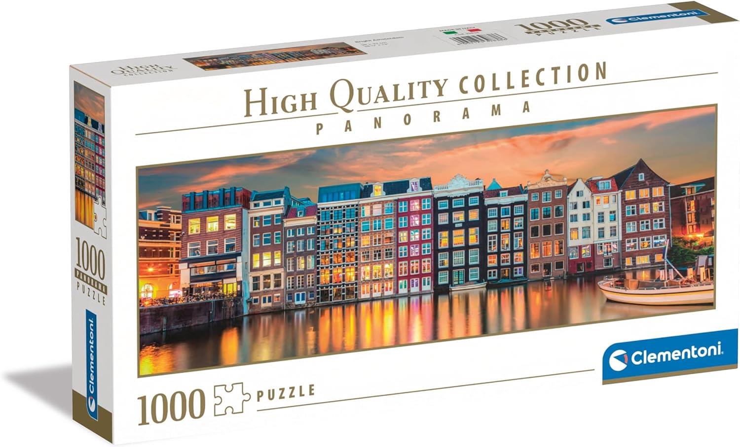 Clementoni Bright Amsterdam Panorama Jigsaw Puzzle (1000 Pieces)