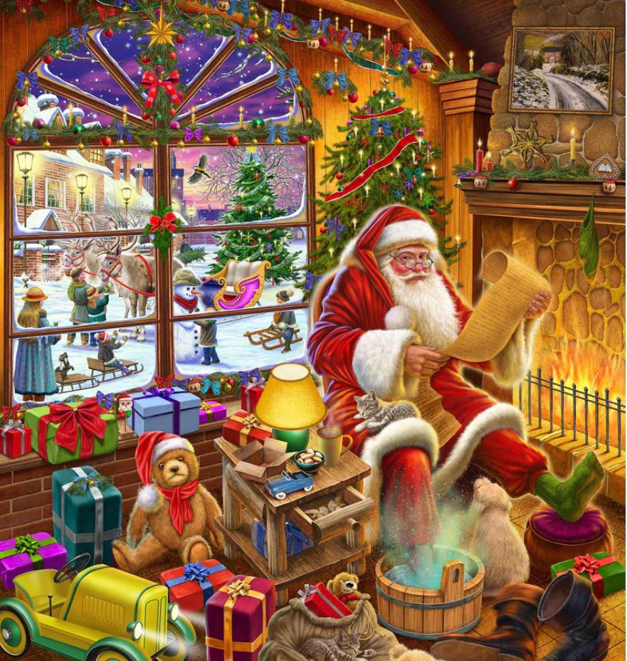 Santa's Christmas List Jigsaw Puzzle (500 Pieces)