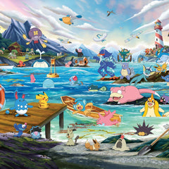 Ravensburger Pokemon Collectors Vaporeon & Temperate Marine Jigsaw Puzzle (1000 Pieces)