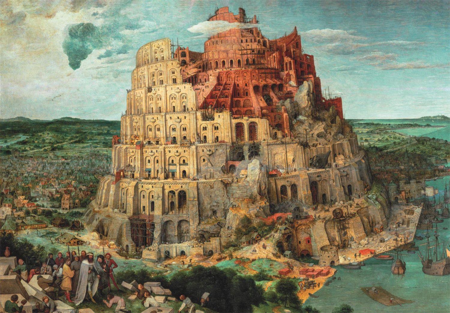 Clementoni Museum The Tower of Babel, Bruegel Jigsaw Puzzle (1500 Pieces)
