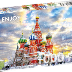 Enjoy Saint Basil's Cathedral, Moscow Jigsaw Puzzle (1000 Pieces)