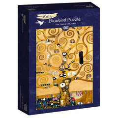 Bluebird Art Klimt - The Tree of Life, 1909 Jigsaw Puzzle (1000 Pieces)