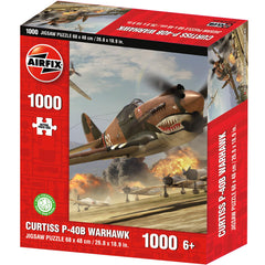 Curtiss P-40B Warhawk Jigsaw Puzzle (1000 Pieces)