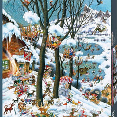 Heye In Winter Paradise Jigsaw Puzzle (1000 Pieces)