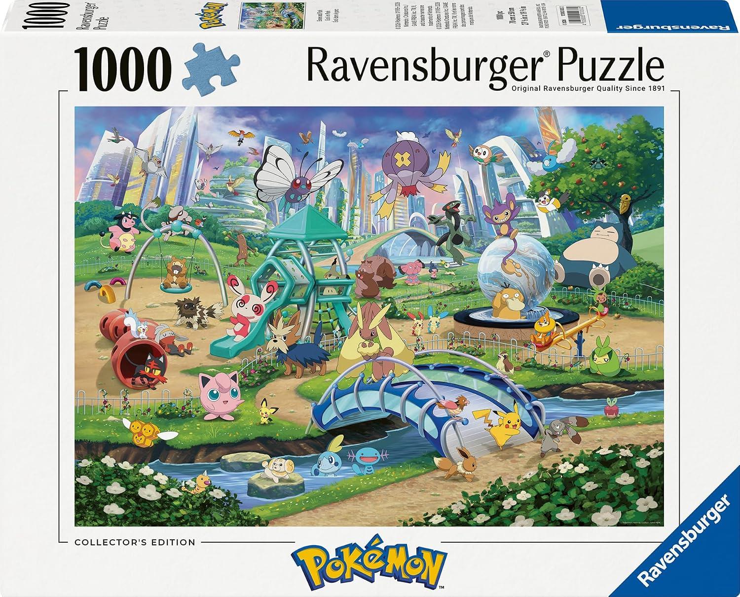 Ravensburger Pokemon Collectors Eevee and Park Jigsaw Puzzle (1000 Pieces)