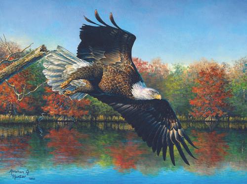 Sunsout Wetlands Eagle, Abraham Hunter Jigsaw Puzzle (1000 Pieces)