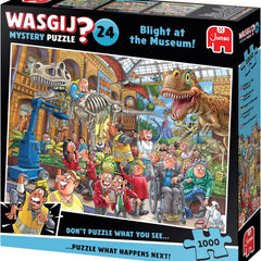 Wasgij Mystery 24 Blight at the Museum! Jigsaw Puzzle (1000 Pieces)