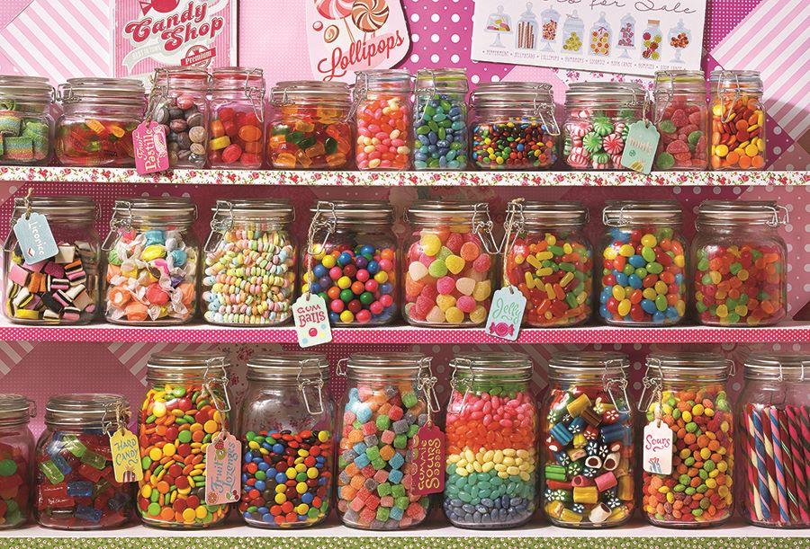 Cobble Hill Candy Store Jigsaw Puzzle (2000 Pieces)