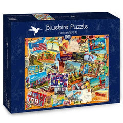 Bluebird Postcard USA Jigsaw Puzzle (1000 Pieces)