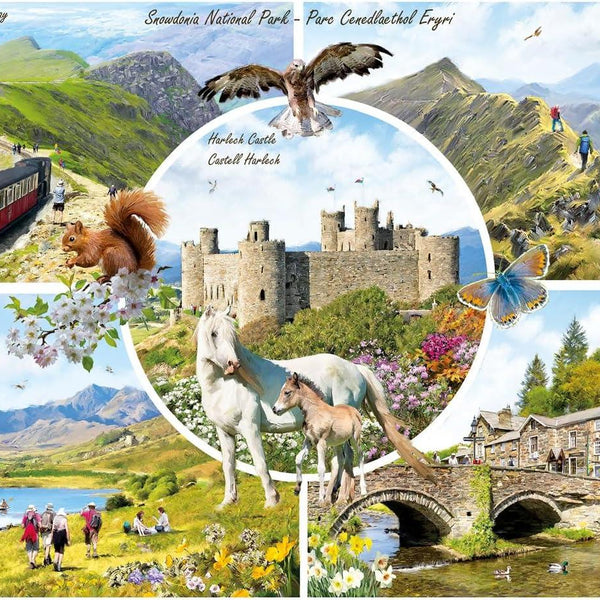 Gibsons Snowdonia Jigsaw Puzzle (1000 Pieces)