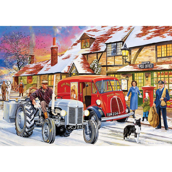 Gibsons Winter Post Jigsaw Puzzle (500 Pieces)