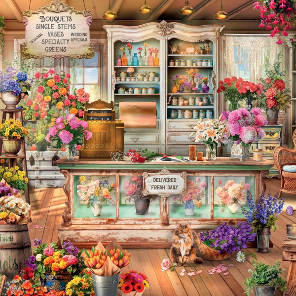 Ravensburger All Seasons Flower Shop Jigsaw Puzzle (1000 Pieces)