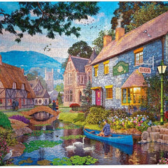Gibsons Tea on the River Jigsaw Puzzle (1000 Pieces)