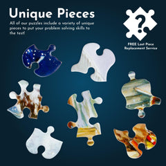 House of Puzzles Woolly Hats & Wellies Jigsaw Puzzle (1000 Pieces)