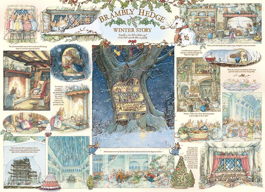 Cobble Hill Brambly Hedge Winter Story Jigsaw Puzzle (1000 Pieces