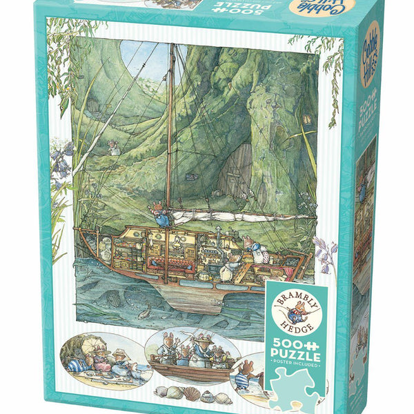 Cobble Hill Brambly Hedge All Aboard Jigsaw Puzzle (500 XL Pieces)