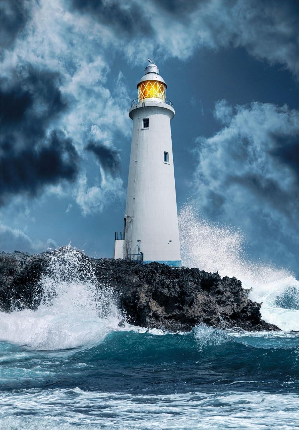 Clementoni Lighthouse In The Storm Jigsaw Puzzle (1000 Pieces)