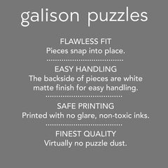 Galison At the Chocolate Bar Foil Jigsaw Puzzle (500 Pieces)