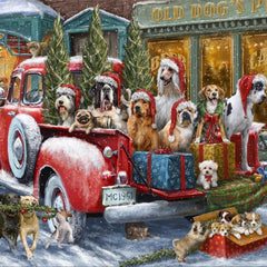 Bluebird Dogs on Truck Jigsaw Puzzle (500 Pieces)